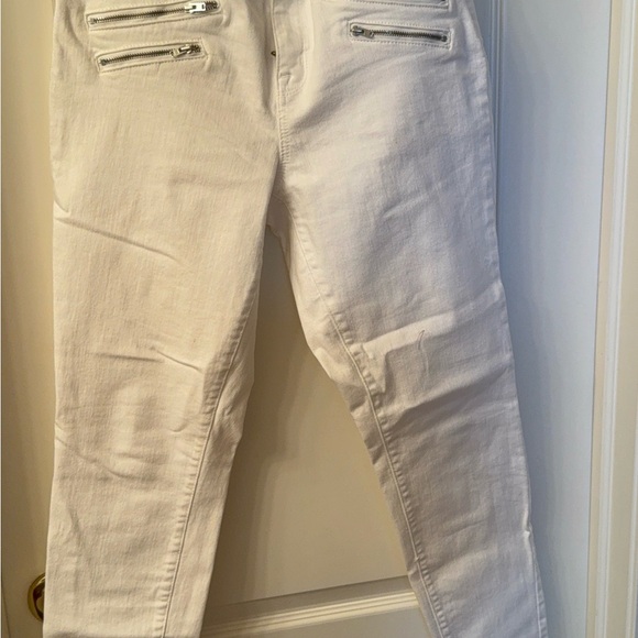 Mossimo Supply Co. Women's Ivory Skinny Jeans - Picture 2 of 2